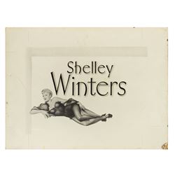 Behave Yourself! Shelley Winters Title Card Prop.