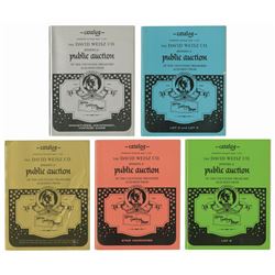 Collection of (5) David Weisz MGM Auction Catalogs.