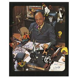 Mel Blanc Signed Looney Tunes Fan Card.