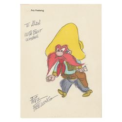 Original Friz Freleng Yosemite Sam Drawing.