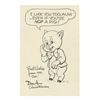 Image 1 : Porky Pig Drawing Signed by Don Arr Christensen.
