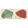 Image 1 : Pair of Mr. Magoo UPA Christmas Cards.