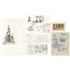 Image 1 : Collection of (6) Shrek & Shrek 2 Production Drawings.