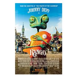 Signed Rango Event Poster.