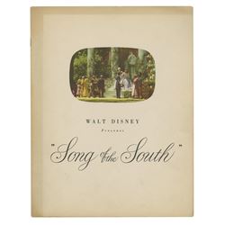 Song of the South Souvenir Program.