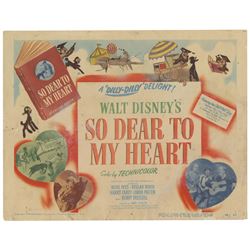 So Dear to My Heart Lobby Card.