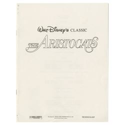 The Aristocats Press Book Signed by Eva Gabor.