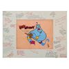 Image 1 : Walt Disney Studios Multi-Signed Aladdin Birthday Card.