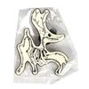 Image 1 : Nightmare Before Christmas Skeletal Reindeer Pin.