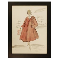 Original Edith Head Costume Design for The Lucy Show.