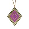 Image 2 : Agnes Moorehead's Gold Plated Bewitched Necklace.