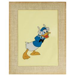 Donald Duck Art Corner Cel.