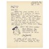 Image 1 : Fred Flintstone Drawing & Letter by Dick Bickenbach.