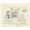 Image 1 : The Flintstones Drawing Signed By Jay Sarbry.
