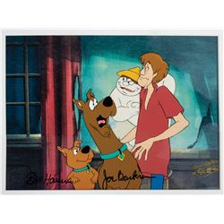 Signed Scooby-Doo Meets the Boo Brothers Animation Cel.
