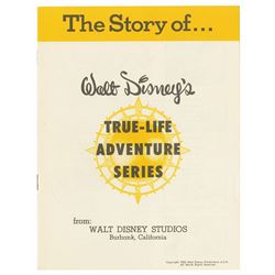 "Walt Disney's True-Life Adventure Series" Booklet.