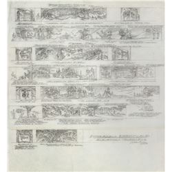 Wes Cook Dreamland Elevation Thumbnails Drawing.