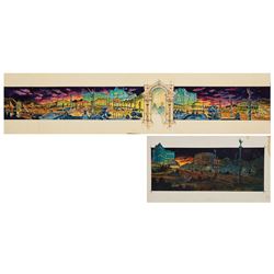 Pair of Caesars Rotunda & Forum Artwork.