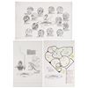Image 1 : Set of (3) Flight to Neverland Attraction Concepts.
