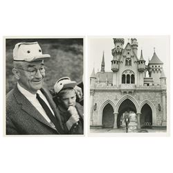 Pair of Marty Sklar Disneyland Publicity Photos.