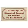Image 1 : Disneyland Handstamp Sign Graphic.