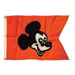 Micky Mouse Main Street Station Flag.