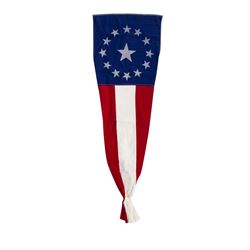 Main Street 4th of July Lamppost Flag Prop.