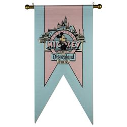 Mickey's 60th Birthday Disneyland Banner.