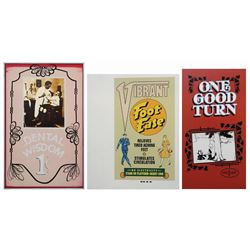 Set of (3) Penny Arcade Machine Signs.