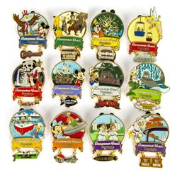 Collection of (12) Attraction Dangle Pins.
