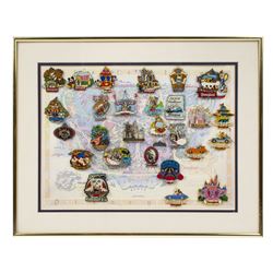 Set of (27) Framed Attraction Pins.