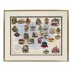 Image 1 : Set of (27) Framed Attraction Pins.