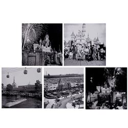 Collection of (5) Large Disneyland Photos.