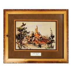 Signed Tony Baxter Big Thunder Mountain Print.