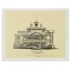 Image 1 : Haunted Mansion South Elevation Print.