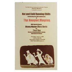 Haunted Mansion Imagineering Event Sign.