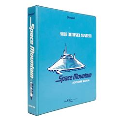 "Space Mountain" WED Imagineering Manual Binder.