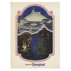 Electrical Parade & Space Mountain Press Packet.