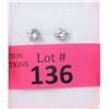 Image 1 : New .925 Sterling Silver Cubic Zirconia Earrings