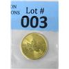 Image 1 : 1/2 Oz .9999 Gold 2020 Canada Maple Leaf Coin