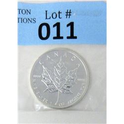 1 Oz .9999 Fine Silver 2006 Canada Maple Leaf Coin