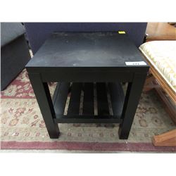 Black End Table - 18" x 18" x 20" tall