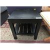 Image 1 : Black End Table - 18" x 18" x 20" tall