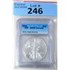 Image 1 : 1 Oz Certified Walking Liberty .999 Silver Coin