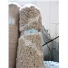 Image 1 : 8 Foot x 10 Foot Beige & Cream Shag Area Carpet