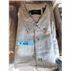 Image 1 : 6 New Heavy Cotton Beige Shirts - Size XXL