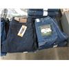 Image 1 : 4 New Pairs of Flannel Lined or Double Denim Jeans