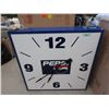 Image 1 : Large Commercial Electric Pepsi-Cola Clock