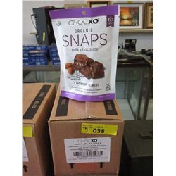 3 Cases of 6 Bags of Organic Milk Chocolate Snaps