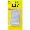 Image 1 : 1 Oz. Johnson Matthey .999 Fine Silver Bar